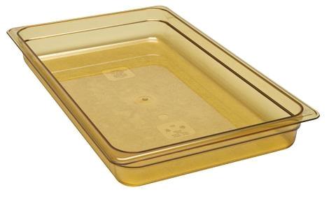 Kogeindsats perforeret varmefast 1/2 GN D150 mm gul Cambro 