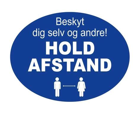 Hold afstand Selvklæbende gulvfolie oval B400 x D300 mm 