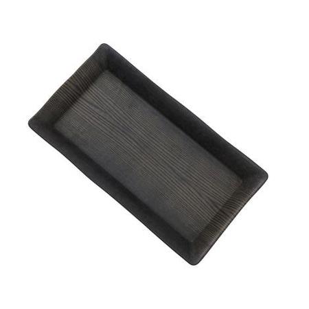 Fad sort B356 x D188 x H37,5 mm Melamin 