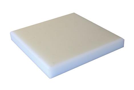 Bræt til spyd hvid B250 x D250 mm Melamin 
