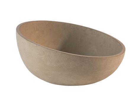 Skål grå cement skrå diam 220 mm 1,1 ltr Element 
