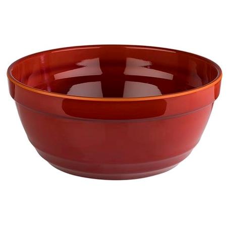 Skål rustrød diam 230 mm Emma melamin 
