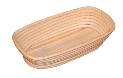 Raske/hævekurv oval 270 x 150 mm træ 750 g 