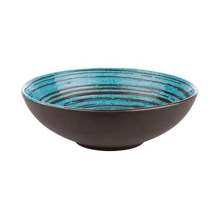 Skål melamin turkis diam 205 x H65 mm Cancun 