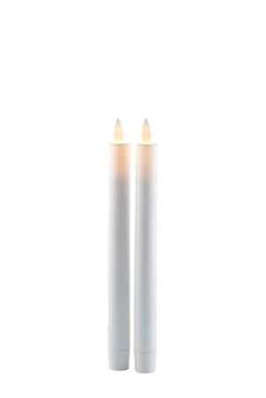 Lys LED Hvid 2 stk H250 mm Sirius Sara genopladelig 
