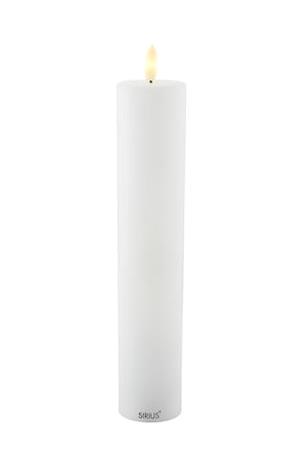 Bloklys LED Hvid H250 mm Sirius Sille genopladelig 