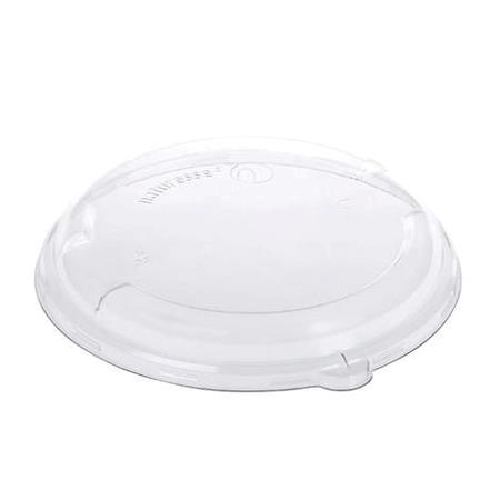 Låg til engangsbakke rund diam 195 mm klar 