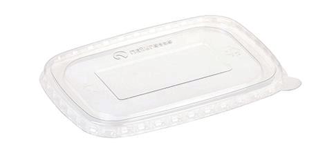 Låg til engangsbakke rektangulær B173 x D120 mm klar 