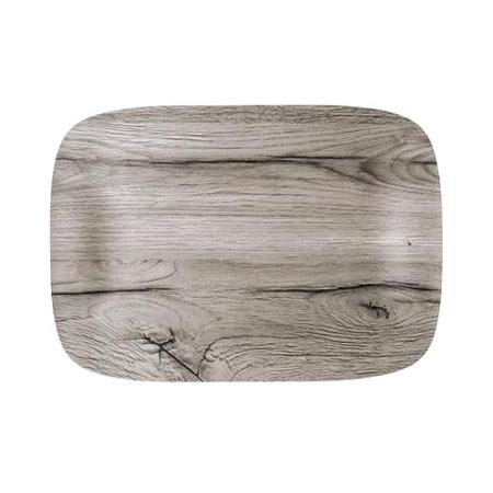 Serveringsbakke B410 x D290 mm grå eg 