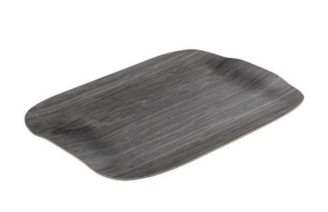 Serveringsbakke B410 x D290 mm Mørk cedertræ 