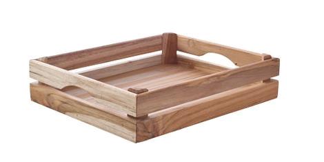 Kasse Teak 1/2 GN B325 x D265 x H50 mm WOOD by KEN STORKØKKEN 