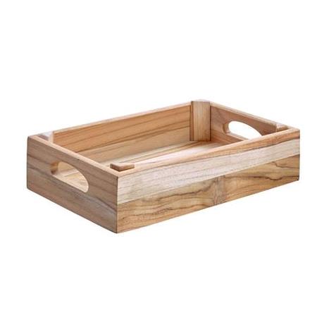 Kasse Teak B265 x D163 x H50 mm WOOD by KEN STORKØKKEN 
