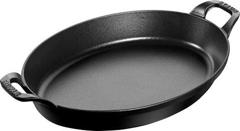 Fad oval støbejern med håndtag 320 mm Staub 