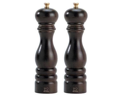Salt og peberkværn sæt 180 mm Paris chocolat Peugeot 