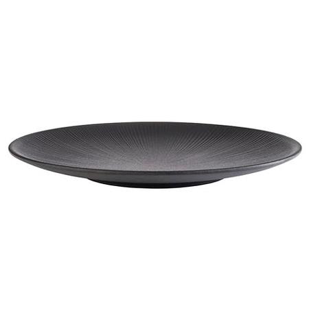 Fad melamin sort diam 330 x H35 mm Nero 