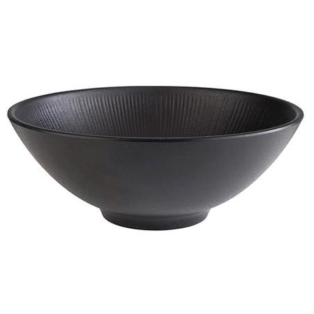 Skål melamin sort diam 240 x H90 mm Nero 