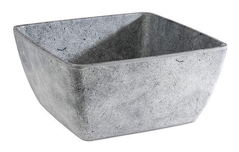 Skål melamin grå B250 x D250 mm 3,8 ltr Element 