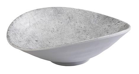 Skål melamin grå oval 18 cl Element 