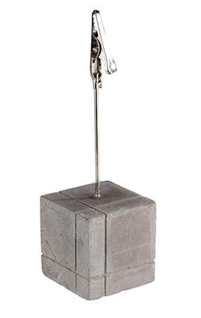 Buffetskilt holder cement m/clips 120 mm 4 stk 