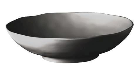 Skål sort 2,5 ltr  Diam 310 mm melamin ZEN 
