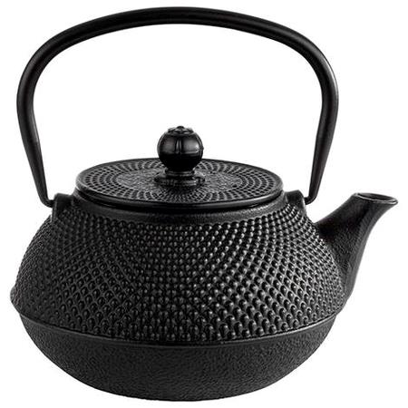 Tekande støbejern sort 0,8 ltr H170 mm ASIA 