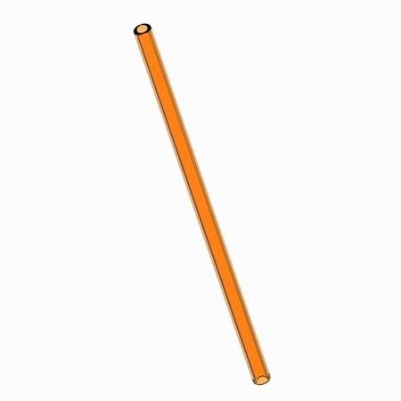 Sugerør glas amber D8 x L150 mm 50 stk Wibe For Good 