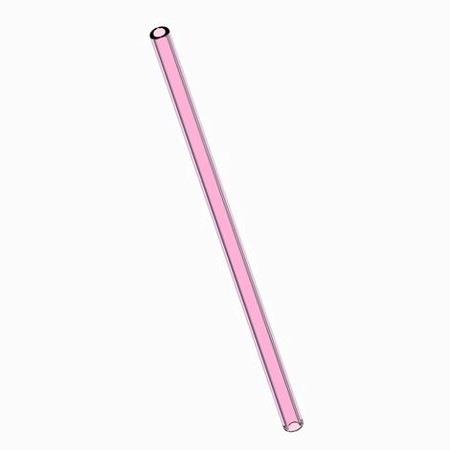 Sugerør glas pink D8 x L200 mm 50 stk Wibe For Good 