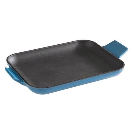 Tallerken blå B160 x D130 mm Emaljeret støbejern 