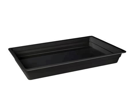 Serveringsfad 1/1 GN 530 x 320 x 65 mm Melamin sort 