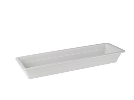 Serveringsfad 2/4 GN 530 x 160 x 65 mm Melamin hvid 