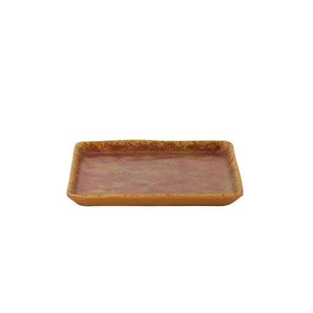 Tallerken okker B150 x D150 x H15 mm Melamin 