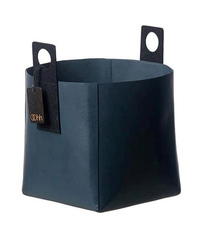 Kurv mørkeblå B130 x D130 x H130 mm Stockholm basket 
