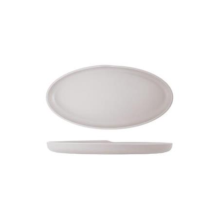 Fad melamin mat hvid B400 x D200 x H35mm Copenhagen 
