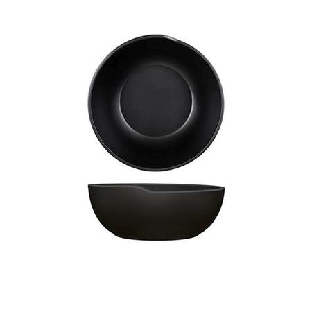 Skål melamin mat sort 200 mm 1,2 ltr Copenhagen 