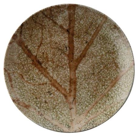 Tallerken coupe flad brun 200 mm Nature Essence 