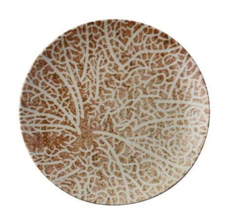 Tallerken coupe flad orange 200 mm Nature Essence 