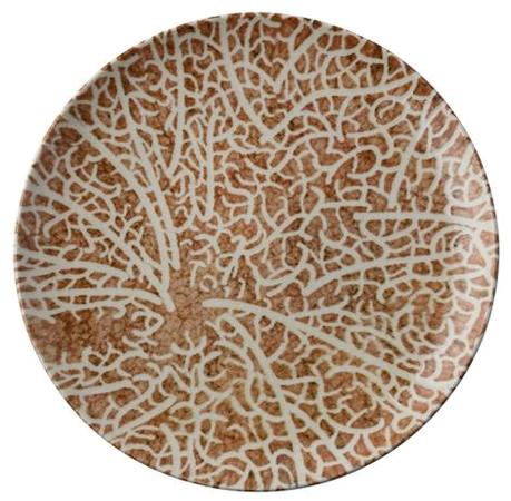 Tallerken coupe flad orange 275 mm Nature Essence