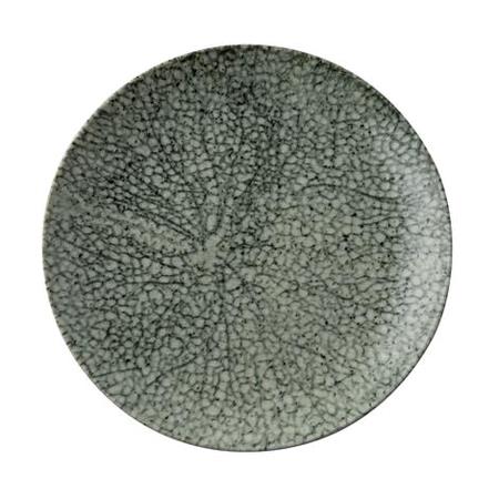Tallerken coupe flad grøn 200 mm Nature Essence 