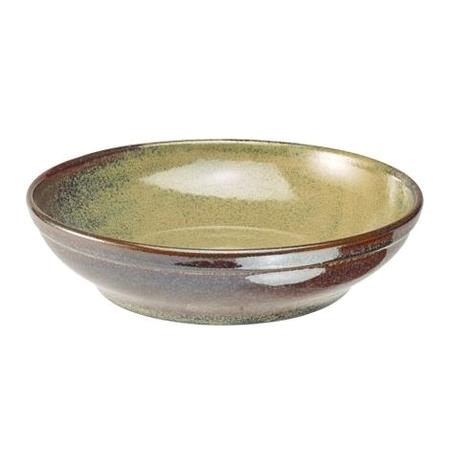 Skål stentøj brun 230 mm Rustik 