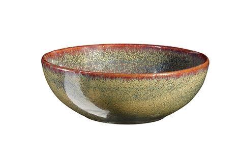 Skål stentøj brun 160 mm Rustik 
