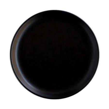 Tallerken stentøj mat sort 270 mm Rustik 