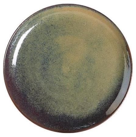 Tallerken stentøj brun 240 mm Rustik 