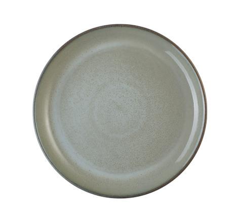 Tallerken stentøj kaki 240 mm Rustik 