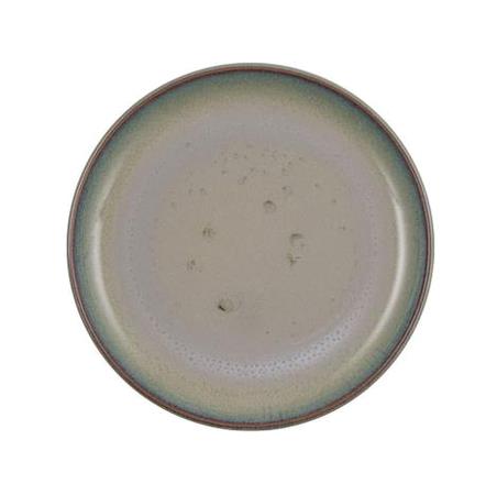 Tallerken stentøj kaki 220 mm Rustik 