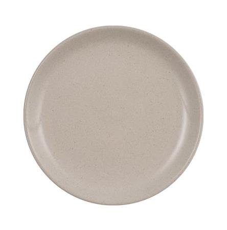 Tallerken stentøj råhvid 160 mm Rustik 