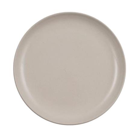 Tallerken stentøj råhvid 270 mm Rustik 