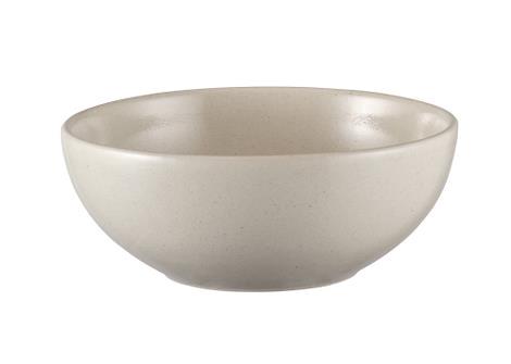 Skål stentøj råhvid 160 mm Rustik 