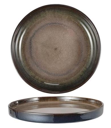 Tallerken lav kant stentøj rose 220 mm Rustik 