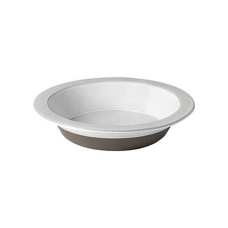 Tallerken dyb lav hvid m/fane 250 mm Plano Costa Nova 