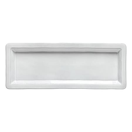 Fad hvid m/fane B373 x D145 x H24 mm Plano Costa Nova 
